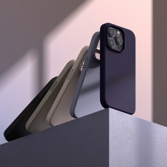 Ringke silikonové pouzdro iPhone 14 Pro silikonový zadní kryt fialový (SI003E83)