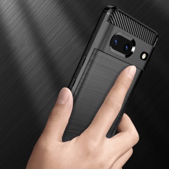 Carbon Case flexible cover for Google Pixel 7 black