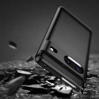 Carbon Case flexible cover for Google Pixel 7 black