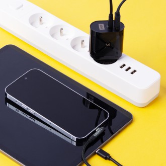 Wozinsky small 65W GaN charger with USB ports, USB supports fast charging black (WWCGM1)