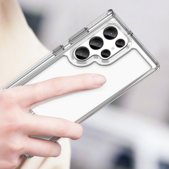 Outer Space Case pro kryt Samsung Galaxy S23 Ultra s flexibilním průhledným rámečkem