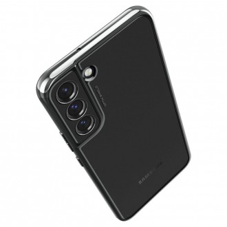Spigen OPTIK CRYSTAL GALAXY S22 CHROM ŠEDÁ