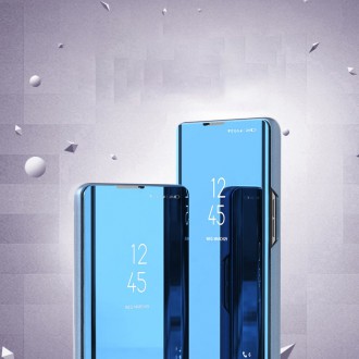 Clear View Case pro Samsung Galaxy A54 5G flipový kryt růžový
