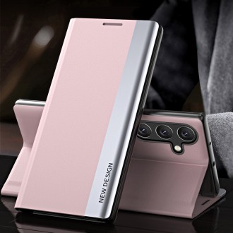 Pouzdro Sleep Case Pro pro Samsung Galaxy A54 5G s odklápěcím stojánkem růžové