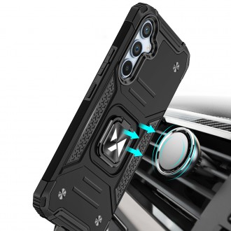 Wozinsky Ring Armor pro Samsung Galaxy A54 5G pancéřový kryt magnetický držák kroužek černý