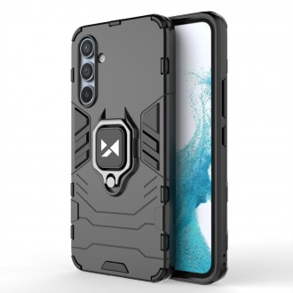Wozinsky Ring Armor pro Samsung Galaxy A54 5G pancéřový kryt magnetický držák kroužek černý