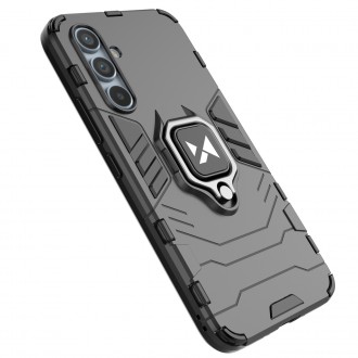 Wozinsky Ring Armor pro Samsung Galaxy A54 5G pancéřový kryt magnetický držák kroužek černý
