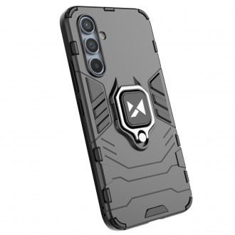 Wozinsky Ring Armor pro Samsung Galaxy A54 5G pancéřový kryt magnetický držák kroužek černý