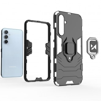 Wozinsky Ring Armor pro Samsung Galaxy A54 5G pancéřový kryt magnetický držák kroužek černý