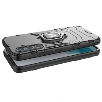 Wozinsky Ring Armor pro Samsung Galaxy A34 5G pancéřový kryt magnetický držák kroužek černý