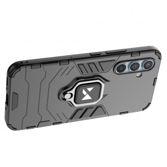 Wozinsky Ring Armor pro Samsung Galaxy A34 5G pancéřový kryt magnetický držák kroužek černý