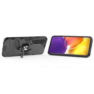 Wozinsky Ring Armor pro Samsung Galaxy S23+ pancéřový kryt magnetický držák kroužek černý