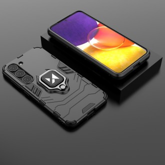 Wozinsky Ring Armor pro Samsung Galaxy S23+ pancéřový kryt magnetický držák kroužek černý