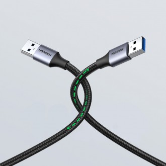 Ugreen kabel Kabel USB – USB 3.0 5Gb/s 2m šedý (US373)