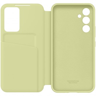 Pouzdro Samsung Smart View Wallet pro Samsung Galaxy A54 5G Cover with Smart Flip Window Card Wallet Lime Green (EF-ZA546CGEGWW)