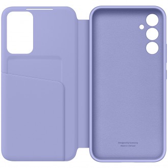 Pouzdro Samsung Smart View Wallet pro Samsung Galaxy A34 5G Cover with Smart Flip Window Card Wallet Berry (EF-ZA346CVEGWW)