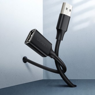 Ugreen prodlužovací kabel USB (samec) - USB (samice) 2.0 480 Mb/s 1,5 m černý (US103)
