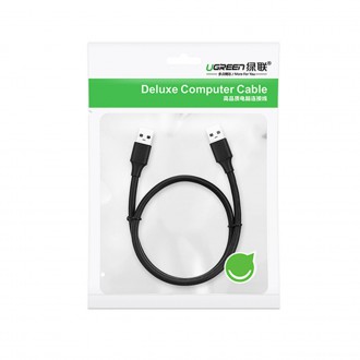 Ugreen kabel USB – USB 2.0 480 Mb/s 0,25 m černý (US102)