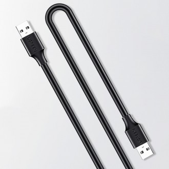 Ugreen kabel USB – USB 2.0 480 Mb/s 0,25 m černý (US102)
