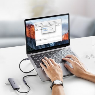Ugreen prodlužovací kabel USB C 3.1 samec / samice 10 Gb/s 1 m šedý (US372)