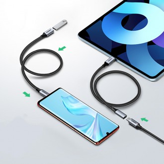 Ugreen prodlužovací kabel USB C 3.1 samec / samice 10 Gb/s 1 m šedý (US372)
