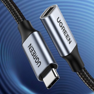 Ugreen prodlužovací kabel USB C 3.1 samec / samice 10 Gb/s 1 m šedý (US372)