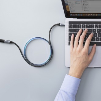 Ugreen prodlužovací kabel USB C 3.1 samec / samice 10 Gb/s 1 m šedý (US372)