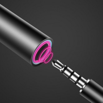 Adapter USB Type C to audio jack 3.5 mini jack black