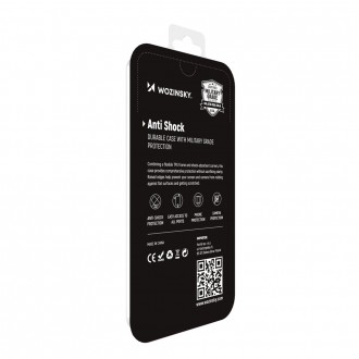Wozinsky Anti Shock durable case with Military Grade Protection for iPhone 13 transparent