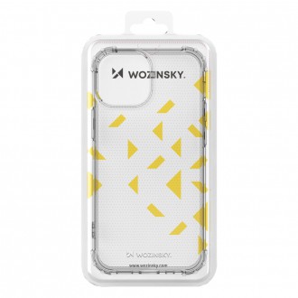 Wozinsky Anti Shock durable case with Military Grade Protection for iPhone 13 mini transparent