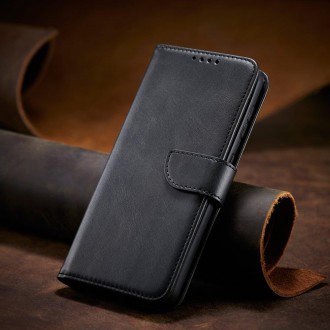 Magnet Case elegant case cover cover with a flap and stand function for Samsung Galaxy S22 Ultra black