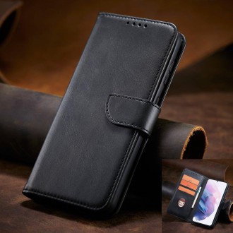 Magnet Case elegant case cover cover with a flap and stand function for Samsung Galaxy S22 Ultra black