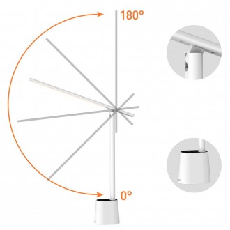 Baseus Smart Eye rechargeable folding reading desk LED lamp (Smart Light) white (DGZG-02)