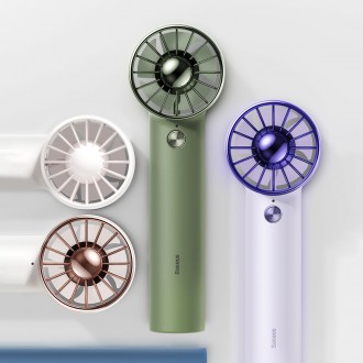 Baseus mini fan fan powerbank with built-in USB Type C cable 4000mAh white (ACFX010102)