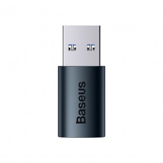 Baseus Ingenuity Series Mini USB 3.1 OTG to USB Type C adapter blue (ZJJQ000103)