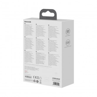 Rychlá nabíječka Baseus GaN5 Pro HUB HDMI 2 x USB-C / USB-A / HDMI 4K 30Hz 1,5m černá + USB-C kabel - USB-C 100W 40Gb/s (USB4) 1m (CCGP110201)