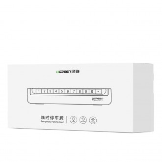 Ugreen značka telefonního čísla auta černá (LP178)