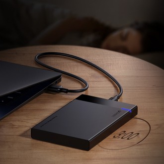 Ugreen kryt adaptéru pro SATA 2,5´´ 6TB disk USB-C 3.0 černý (US221)