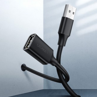Ugreen prodlužovací kabel USB (samec) - USB (samice) 2.0 480 Mbps 3 m černý (US103)