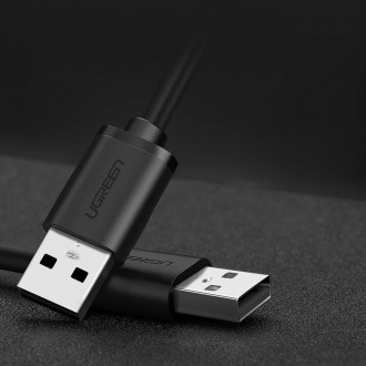 Ugreen kabel USB – USB 2.0 480 Mb/s 1,5 m černý (US102)