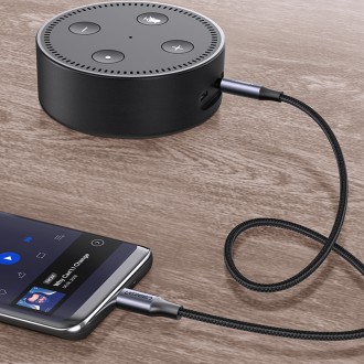 Ugreen kabel USB C - mini jack 3,5 mm 1 m šedý (AV143)