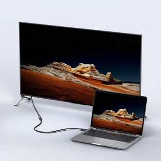 Ugreen kabel prodlužovací adaptér USB C (samec) - USB C (samice) 100W 10Gb/s 1m černý