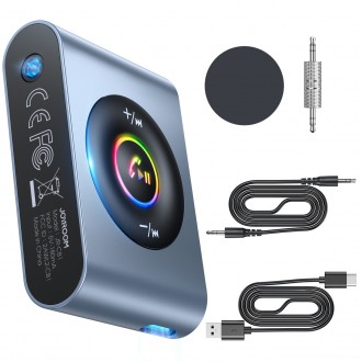 Joyroom car Bluetooth 5.3 transmitter and hands-free kit for AUX 3.5mm mini jack port (JR-CB1)