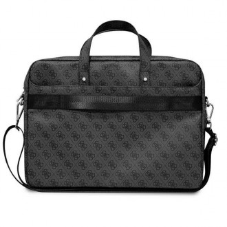 Guess Bag GUCB15P4TK 16 &quot;black / black Saffiano 4G Triangle Logo