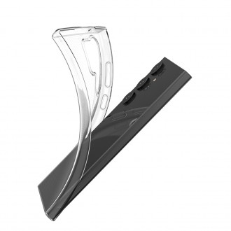 Ultra Clear 0,5mm pouzdro pro Samsung Galaxy S23 Ultra tenký kryt průhledný
