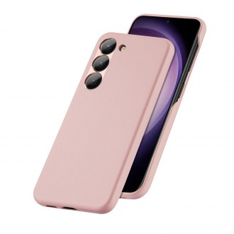 Pouzdro Dux Ducis Grit pro Samsung Galaxy S23+ elegantní kryt z umělé kůže MagSafe růžové
