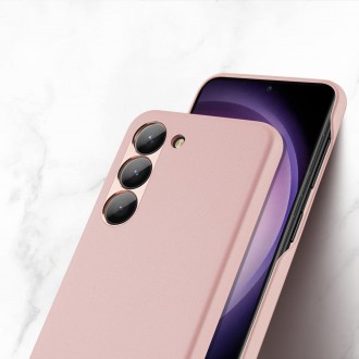 Pouzdro Dux Ducis Grit pro Samsung Galaxy S23+ elegantní kryt z umělé kůže MagSafe růžové