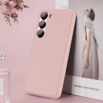 Pouzdro Dux Ducis Grit pro Samsung Galaxy S23+ elegantní kryt z umělé kůže MagSafe růžové