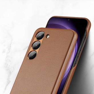 Pouzdro Dux Ducis Grit pro Samsung Galaxy S23+ elegantní kryt z umělé kůže MagSafe hnědé