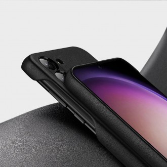 Pouzdro Dux Ducis Grit pro Samsung Galaxy S23+ elegantní kryt z umělé kůže MagSafe černý